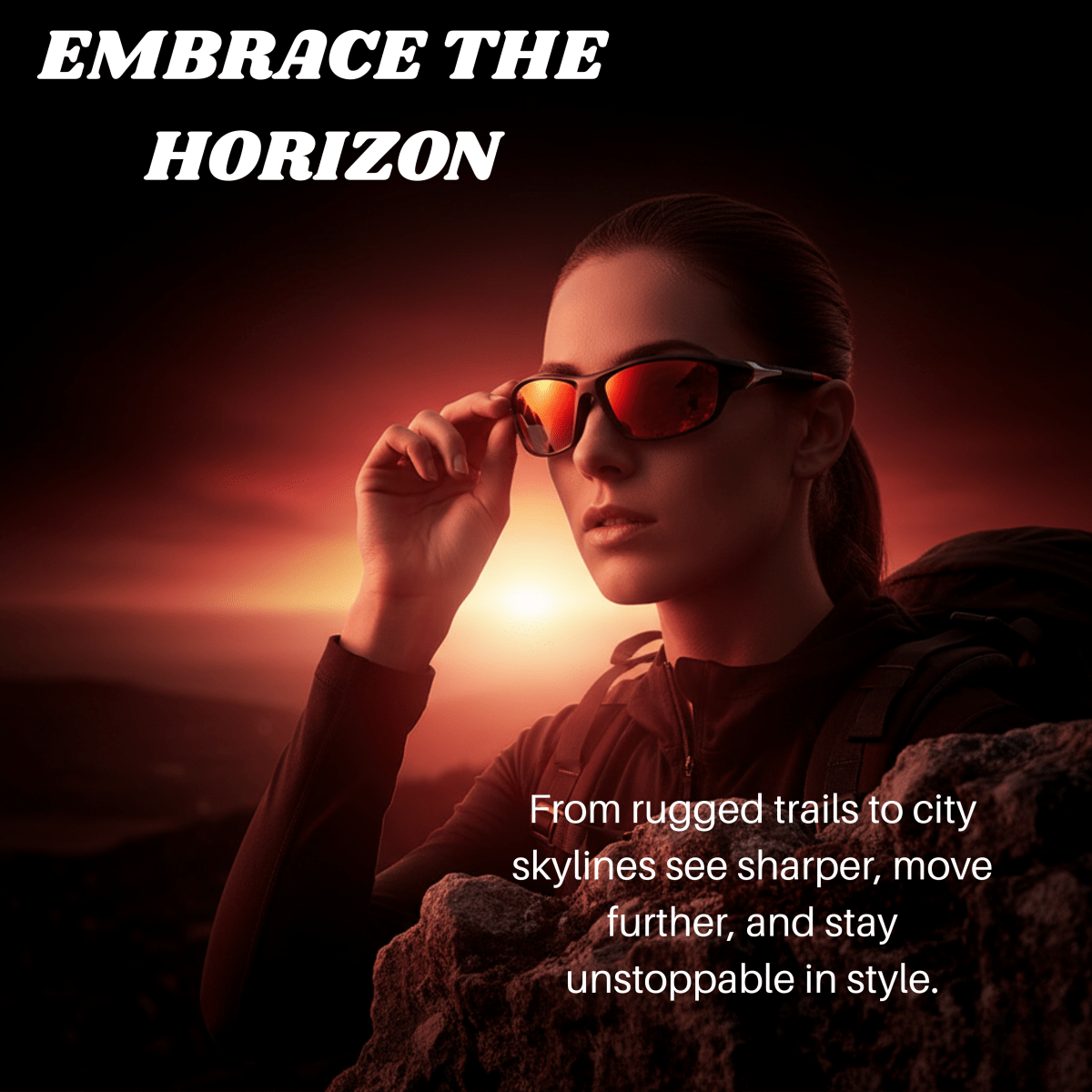Performance Sport Sunglasses for Men & Women with Anti-Glare Shades & Eye Protection for Outdoor Activities, Cycling, Running, Fishing | Thomler