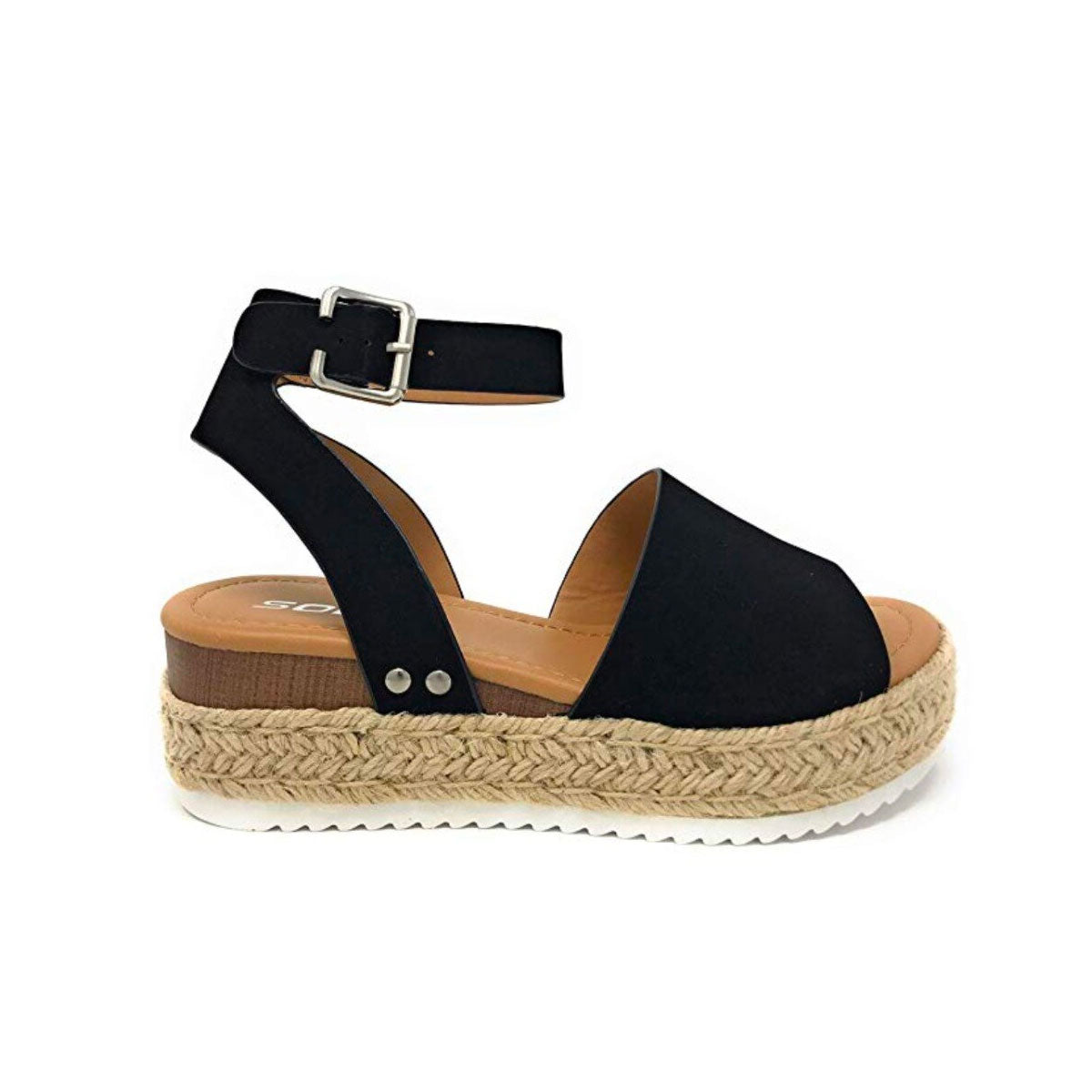 Women's Ankle Strap Platform Wedge Sandals Open Toe Buckle Shoes for Summer Casual Wear | Thomler