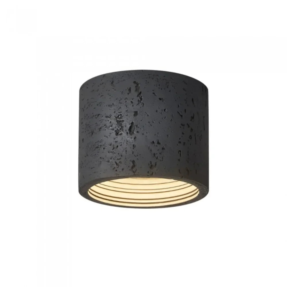 Ceiling Lamp Composite Cylindrical 12 in Soft Diffused Light Living Room Dining Area Ambient Lighting | Thomler