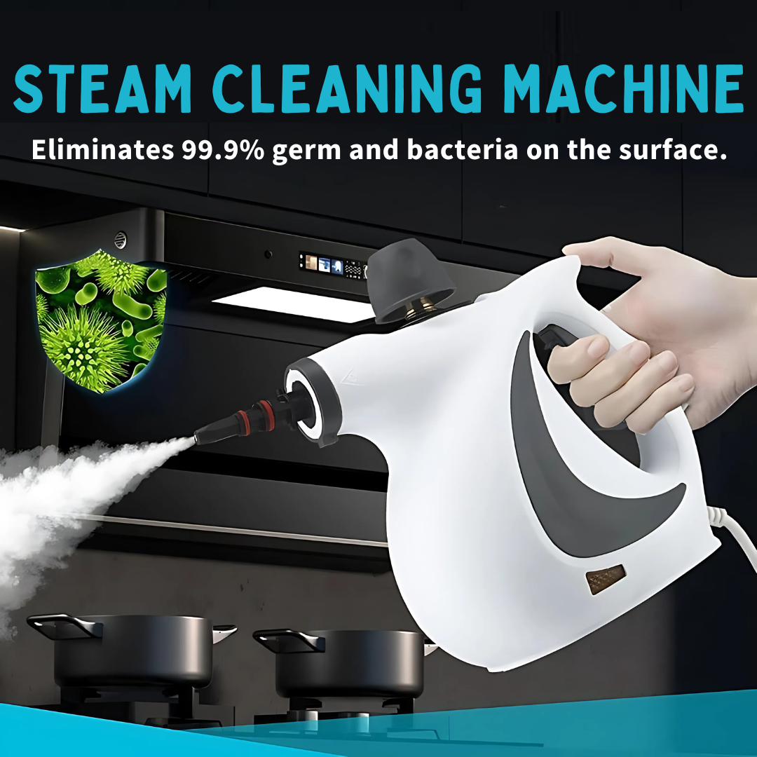 High-Pressure Handheld Steam Cleaner Kit for Home & Car – 900-1050W Multi-Surface Sanitizer with Accessories | Thomler