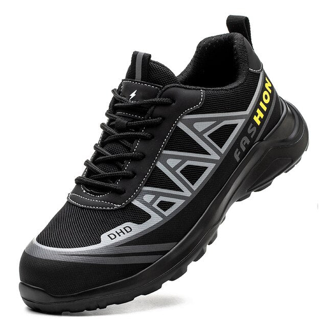 Steel Toe Work Boots for Men Wide Fit S3 Safety Shoes Slip-Resistant Waterproof Construction Industrial Warehouse Boots Oil-Resistant | Thomler