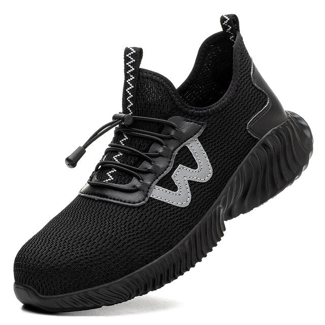 Steel Toe Work Boots for Men Wide Fit S3 Safety Shoes Slip-Resistant Waterproof Construction Industrial Warehouse Boots Oil-Resistant | Thomler