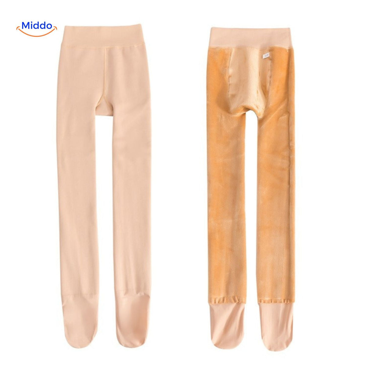 Insulated Tights with Plush Lining – Cozy Hosiery for Cold Weather Layering | Thomler