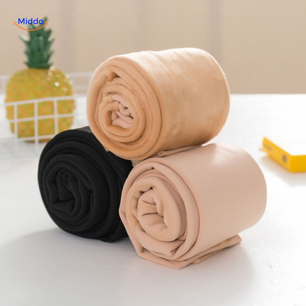Insulated Tights with Plush Lining – Cozy Hosiery for Cold Weather Layering | Thomler
