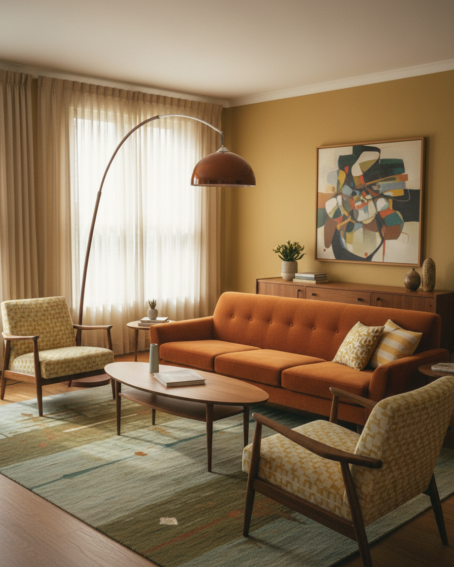 Floor Lamp Metal Arched 65 in Amber Dome Living Room Reading Modern Mid Century Lighting Adjustable Height | Thomler