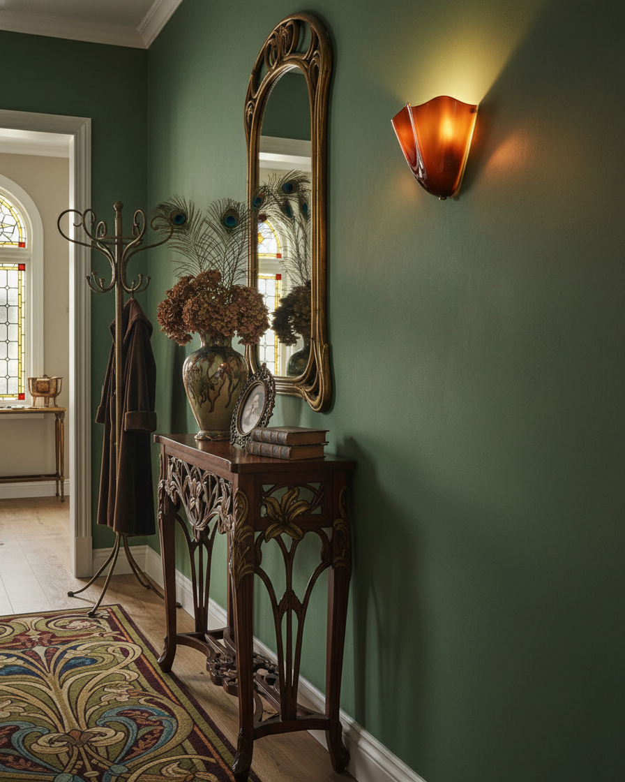 Wall Lamp Glass 11 in Hand Blown Petal Shade Bedroom Hallway Decorative Sconce Lighting Fixture | Thomler