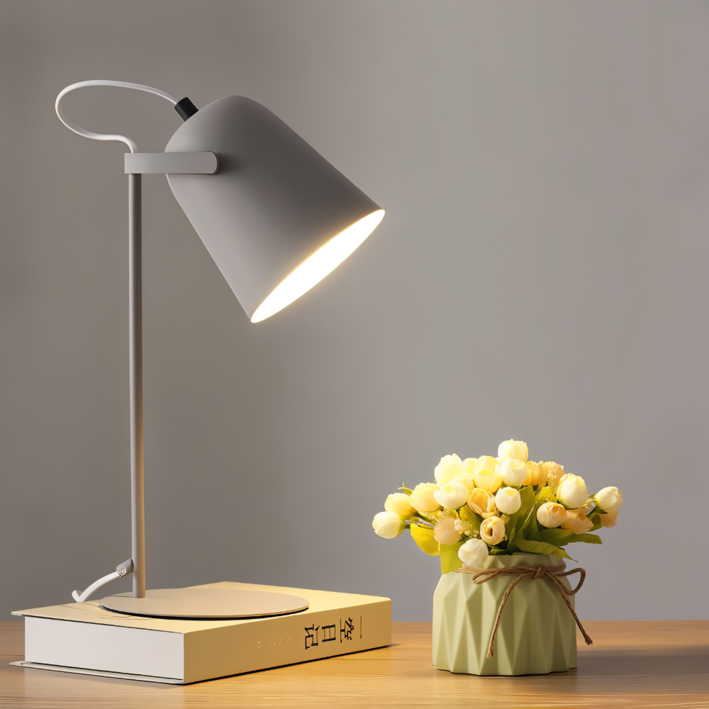 Adjustable Swivel Desk Lamp with Rotating Head – Eye-Friendly LED Task Light for Home Office, Study, Reading & Bedside | Thomler
