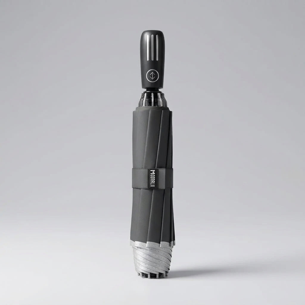 Reverse-Close Storm Umbrella with Auto Open – Prevents Drips & Stays Secure in Wind | Thomler