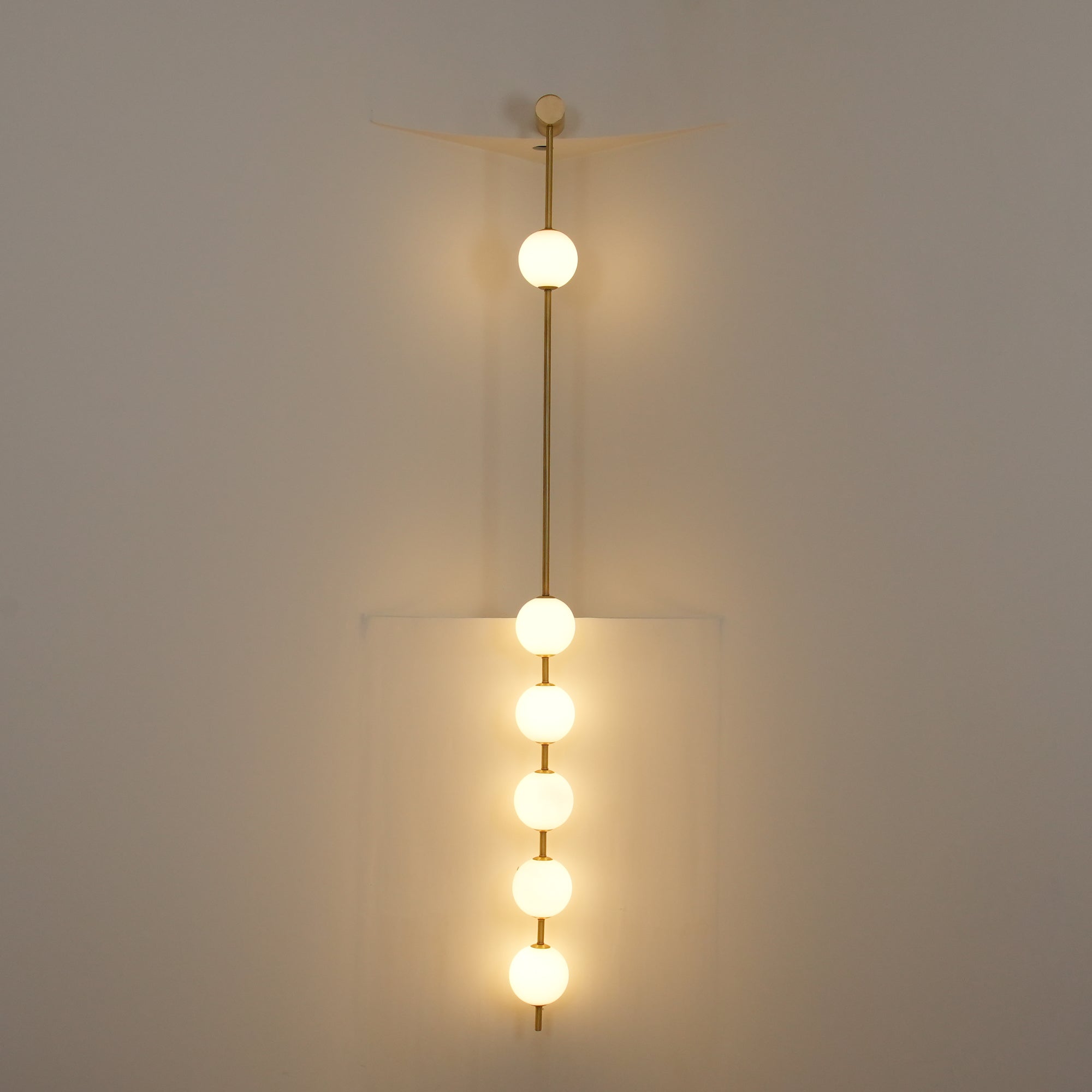 Wall Sconce Brass 40.6 in Adjustable Corridor Stairway Entryway Lighting Decorative Modern Indoor Fixture | Thomler