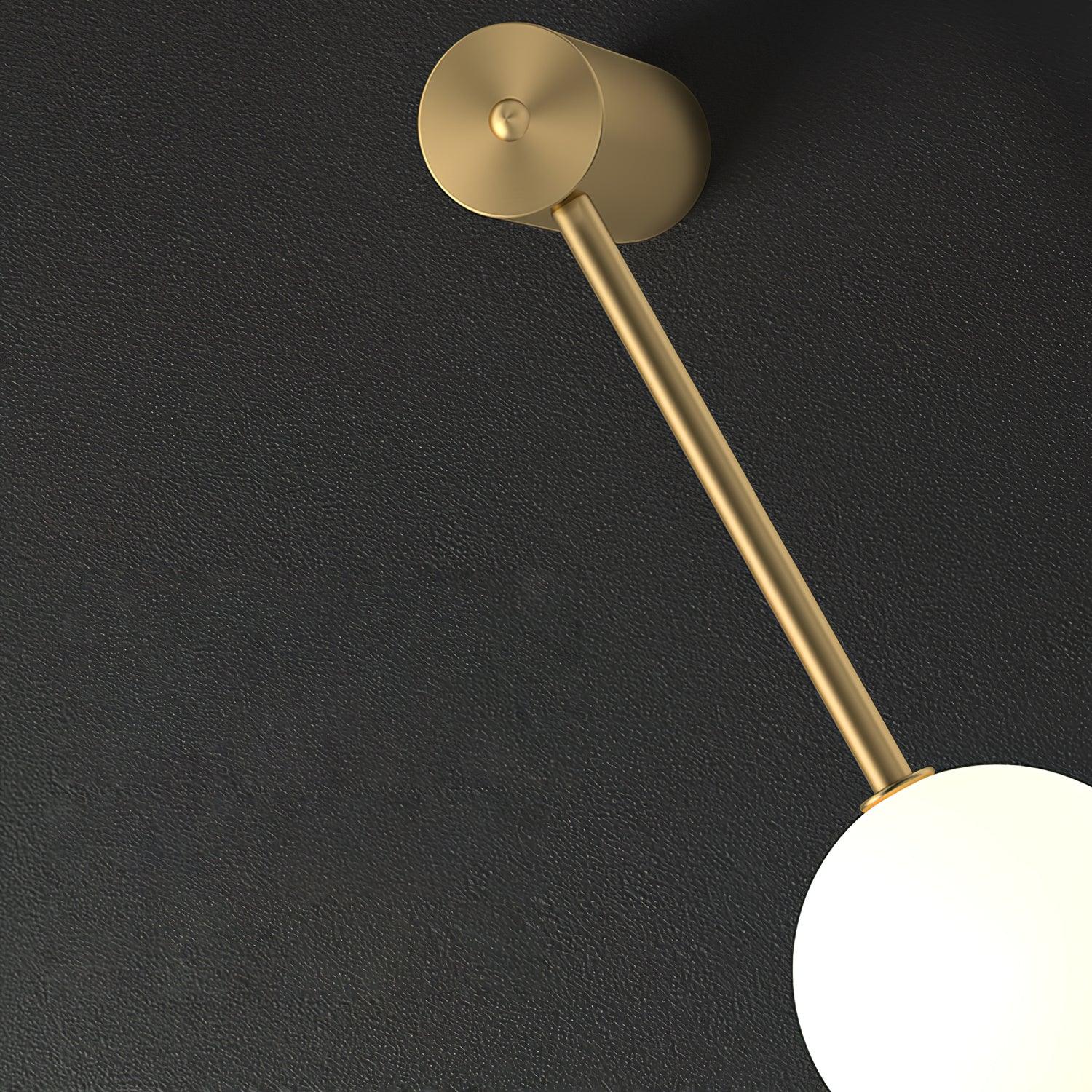Wall Sconce Brass 40.6 in Adjustable Corridor Stairway Entryway Lighting Decorative Modern Indoor Fixture | Thomler