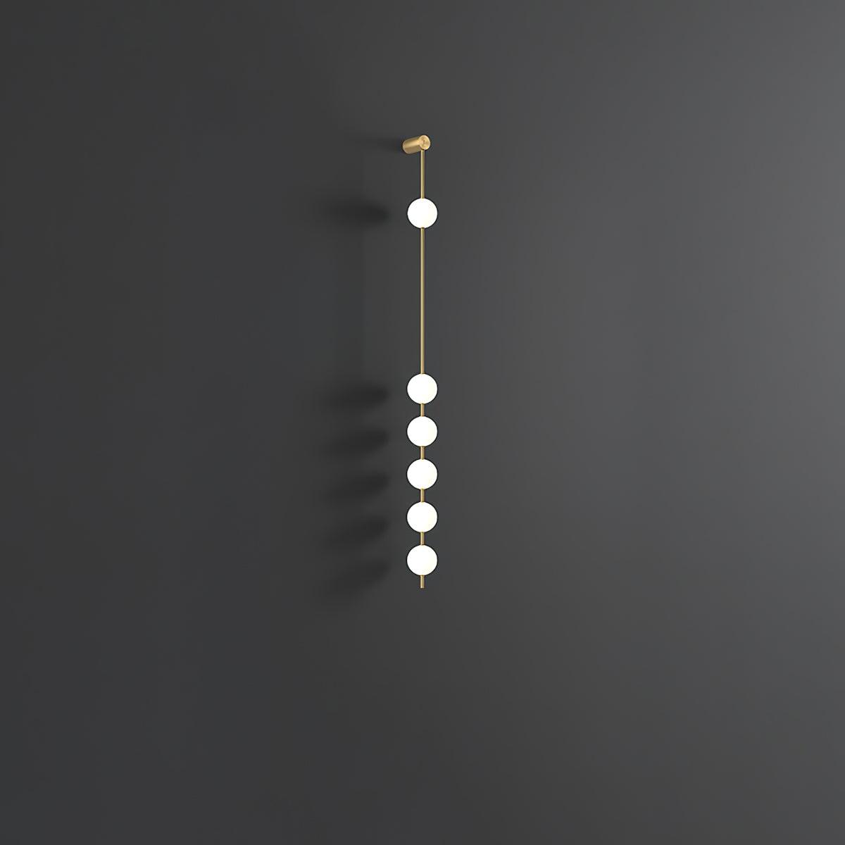 Wall Sconce Brass 40.6 in Adjustable Corridor Stairway Entryway Lighting Decorative Modern Indoor Fixture | Thomler