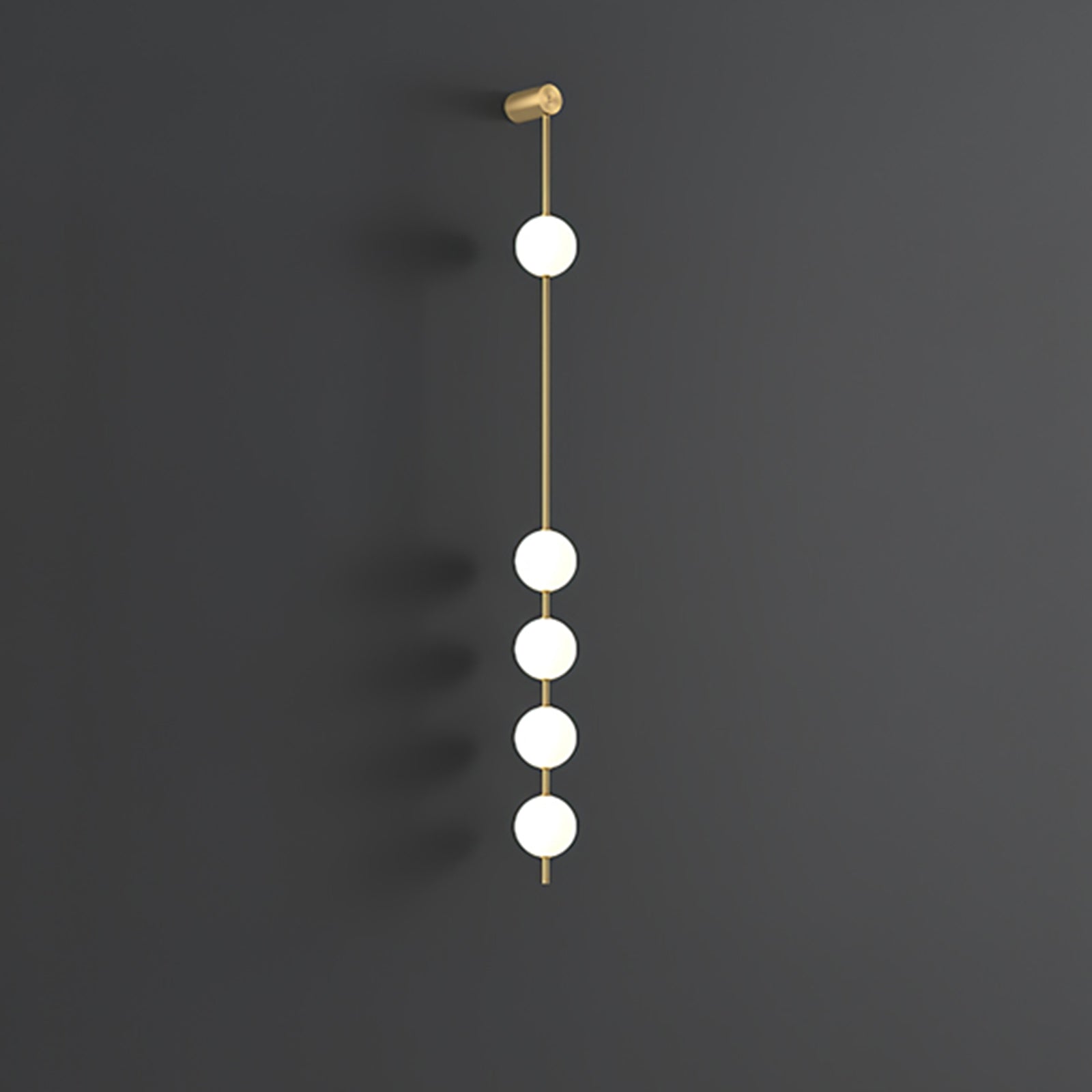 Wall Sconce Brass 40.6 in Adjustable Corridor Stairway Entryway Lighting Decorative Modern Indoor Fixture | Thomler