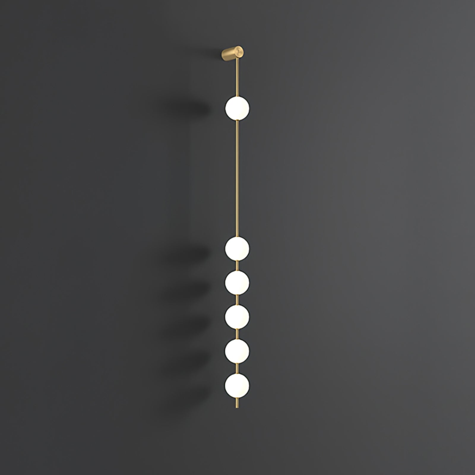 Wall Sconce Brass 40.6 in Adjustable Corridor Stairway Entryway Lighting Decorative Modern Indoor Fixture | Thomler
