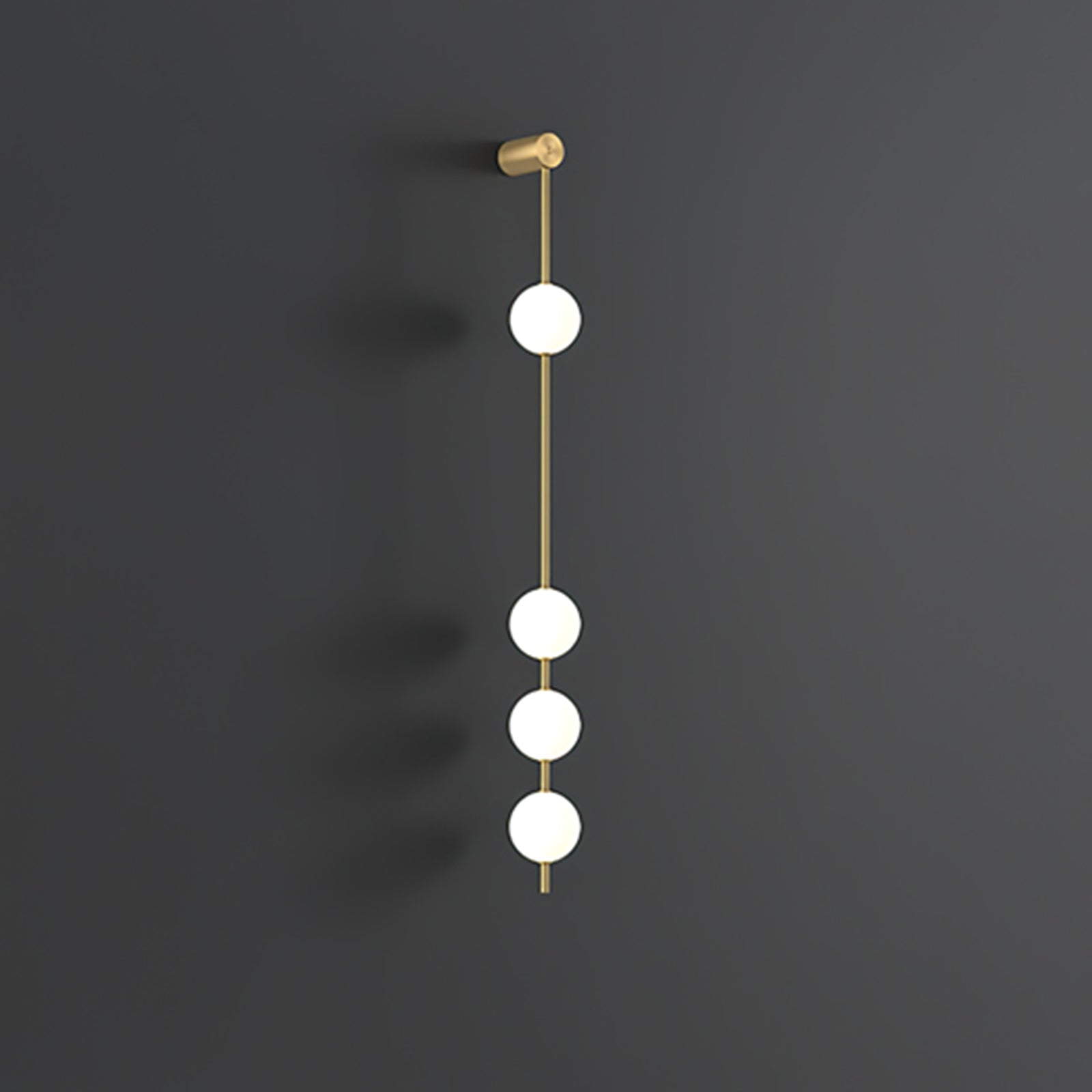 Wall Sconce Brass 40.6 in Adjustable Corridor Stairway Entryway Lighting Decorative Modern Indoor Fixture | Thomler