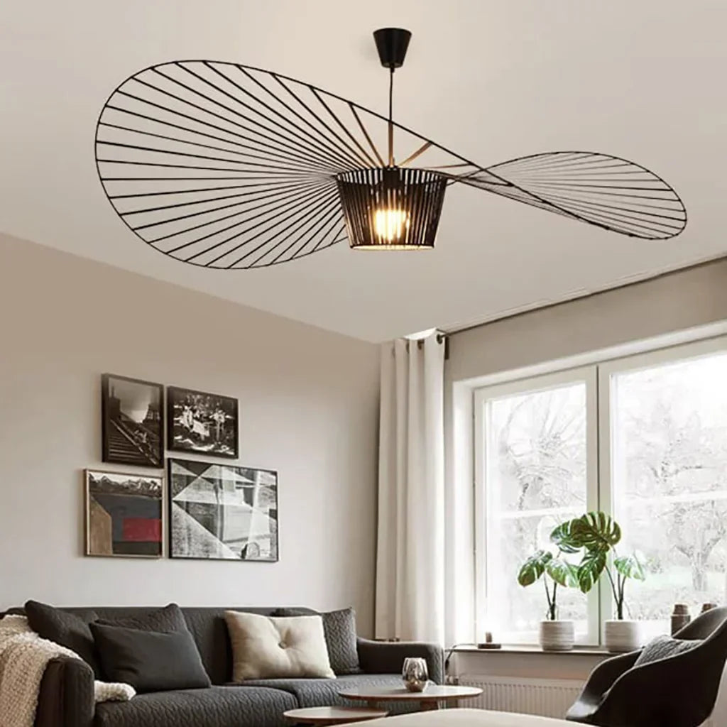 Pendant Light Metal Fibreglass 150.0 cm Adjustable Dining Room Kitchen Island Modern Hanging Ceiling Lamp | Thomler