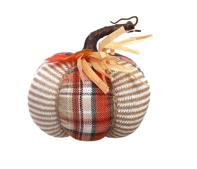 Decorative Soft-Sculpt Harvest Gourds – Small Textile Squash Accents for Holiday Tablescapes, Fall Mantels & Seasonal Display | Thomler