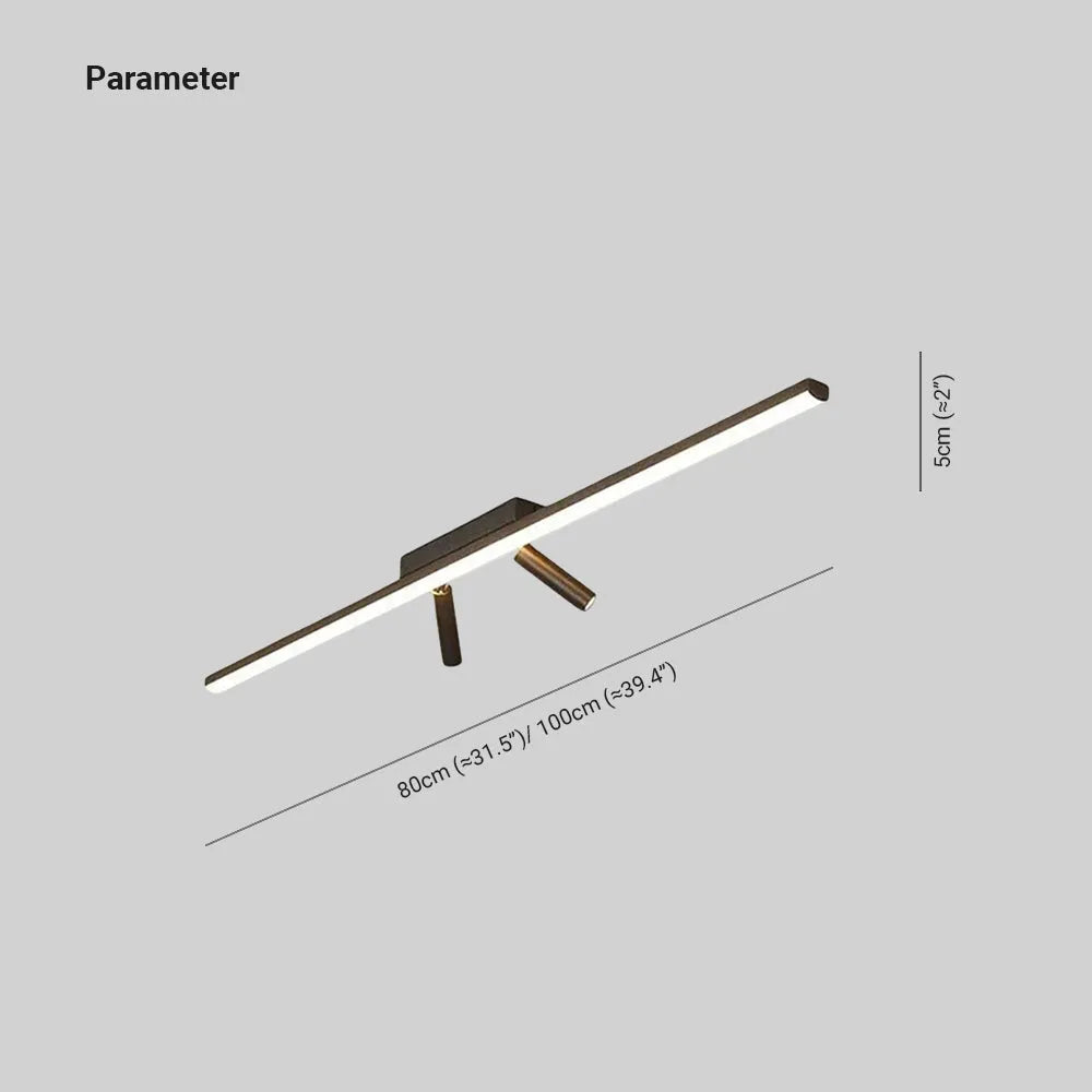 Adjustable Twin-Head LED Track Fixture for Ceilings – Metal & Silicone Design – Rotatable Directional Lighting | Thomler