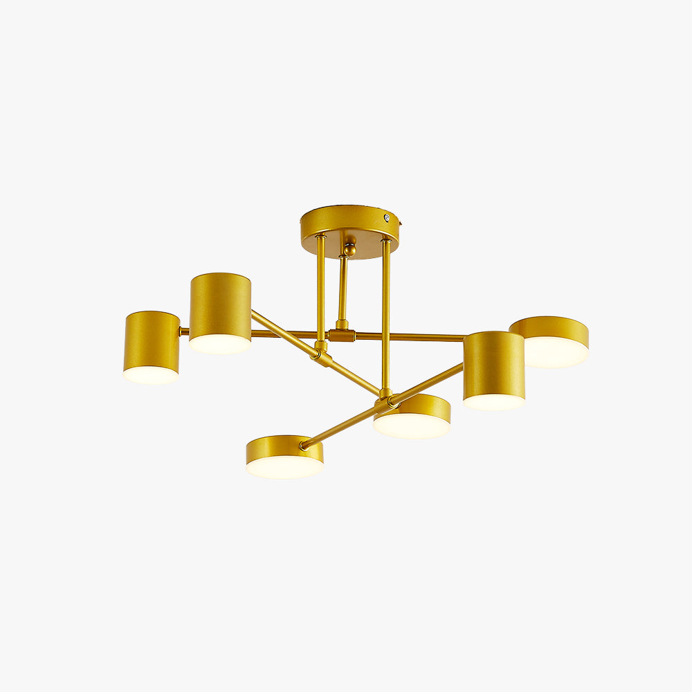 Modern LED Stairwell Ceiling Light – Sleek Low-Profile Flush Mount with Metal & Acrylic Design | Thomler