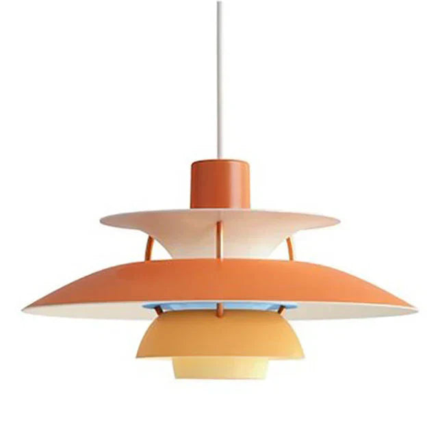 Pendant Light Metal Layered Shade E27 10W Scandinavian Dining Room Kitchen Island Hanging Ceiling Lamp | Thomler