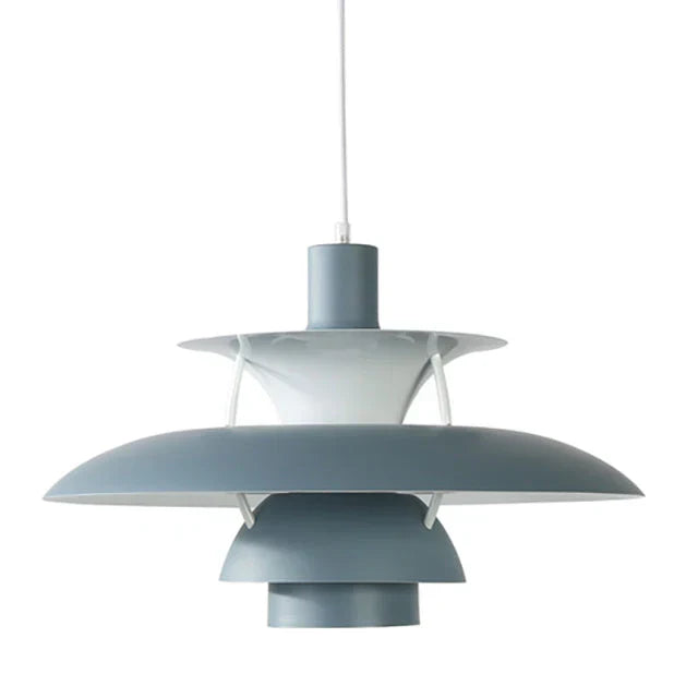 Pendant Light Metal Layered Shade E27 10W Scandinavian Dining Room Kitchen Island Hanging Ceiling Lamp | Thomler