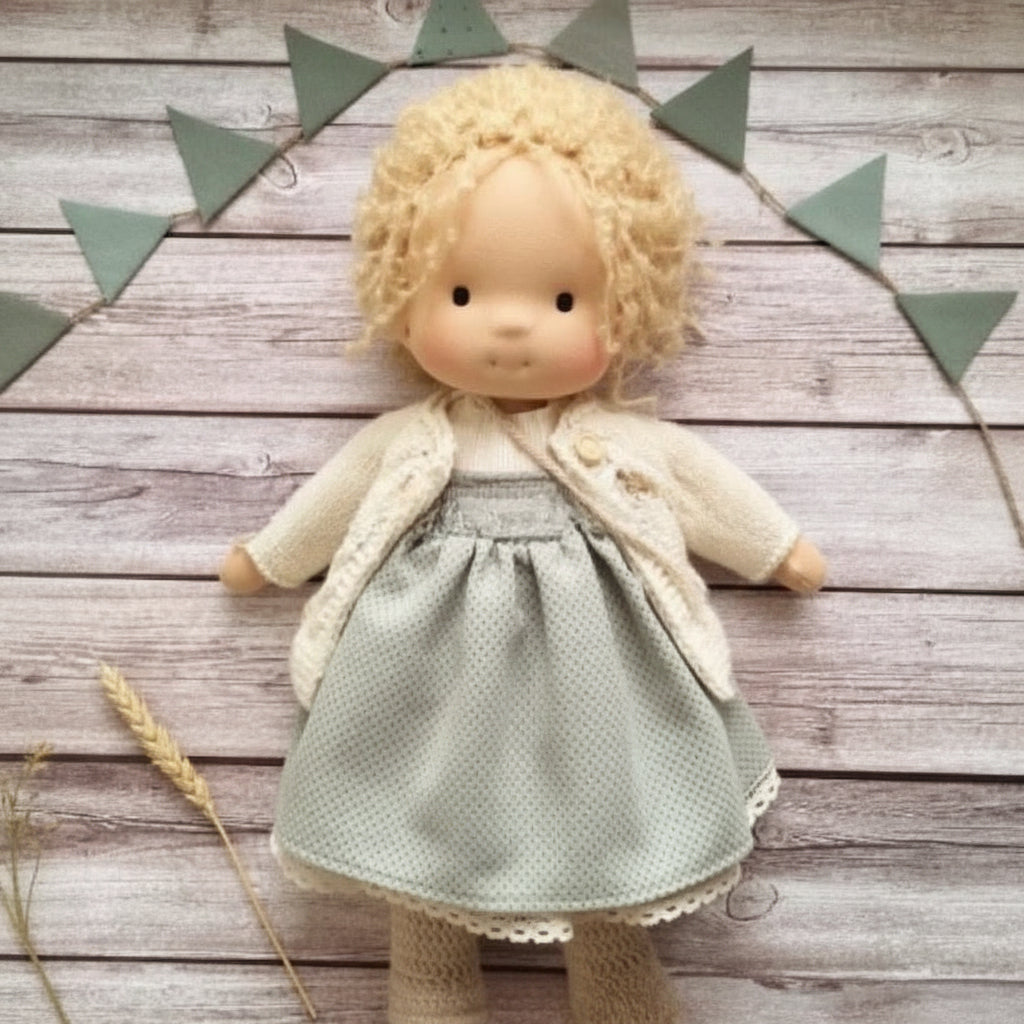 Cotton Plush Companion Doll for Creative Storytelling & Open-Ended Play | Handcrafted Soft Body Design for Kids | Thomler