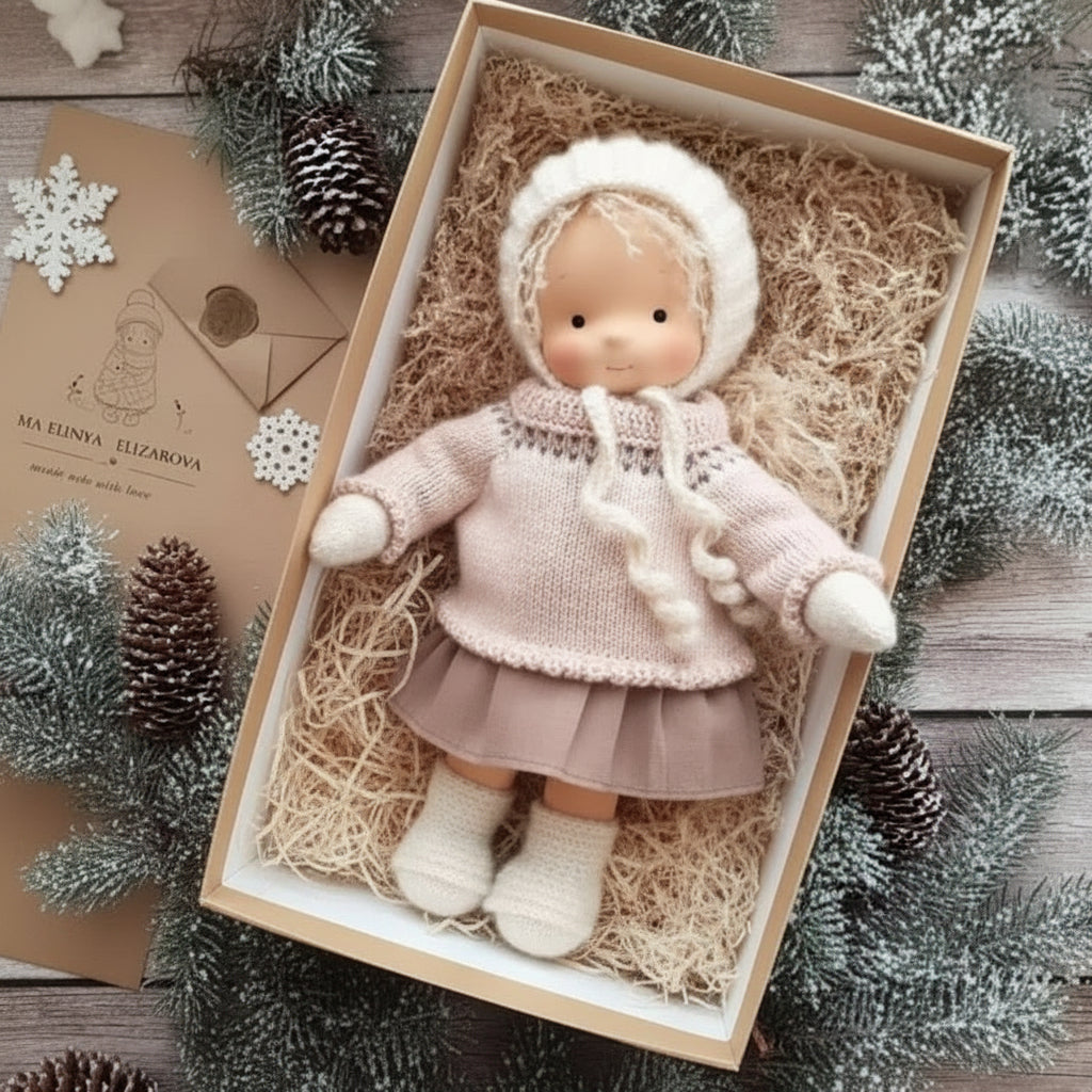 Cotton Plush Companion Doll for Creative Storytelling & Open-Ended Play | Handcrafted Soft Body Design for Kids | Thomler
