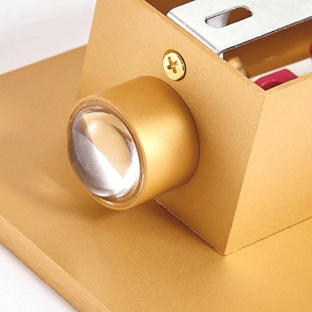 Wall Sconce Aluminum 11.8 in x 4.7 in LED Modern Bedroom Living Room Lighting Fixture Black Gold White Brown Grey | Thomler