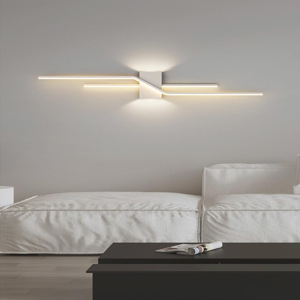Wall Light Metal Linear LED 39.4 in Dimmable Bedroom Living Room Modern Minimalist Nordic Indoor Lighting Fixture | Thomler