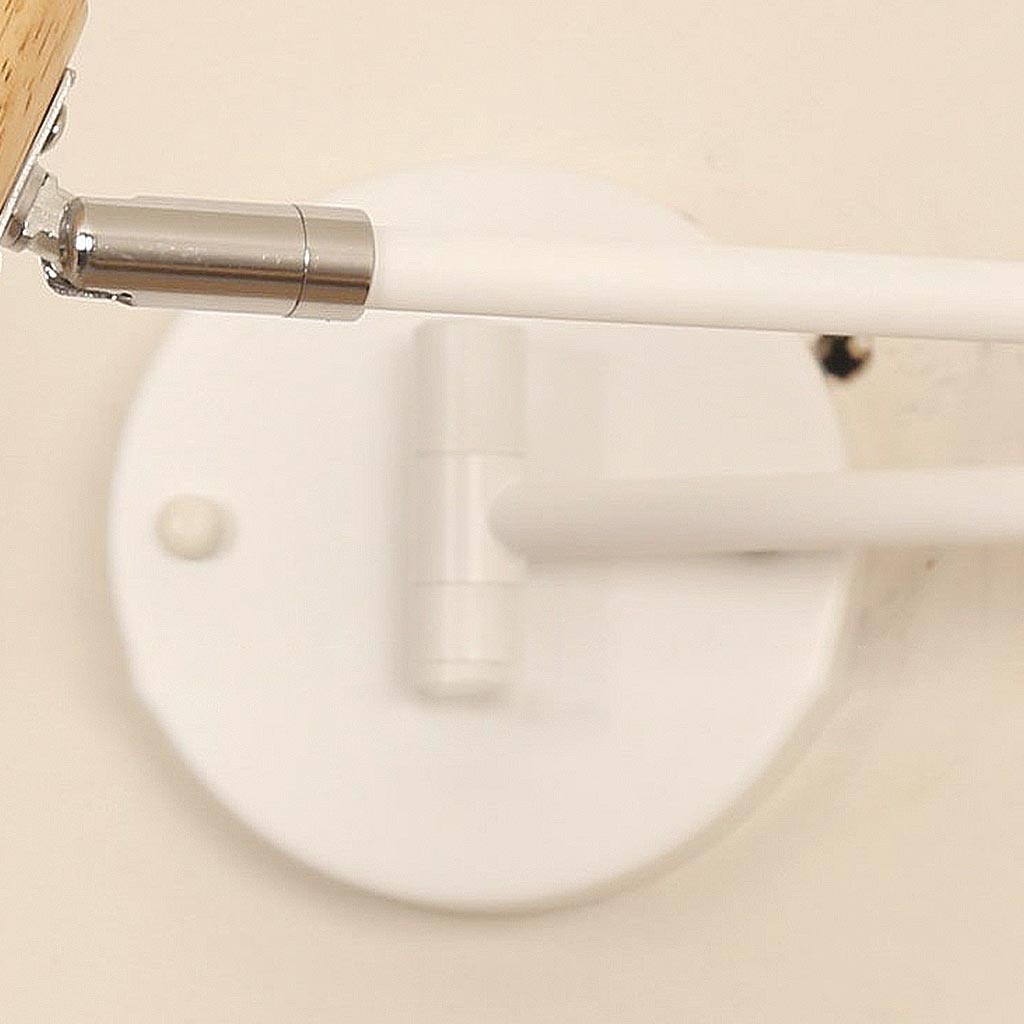 Wall Sconce Wood Adjustable 6 in LED 5W Bedroom Study Hallway Lighting Warm Neutral White | Thomler