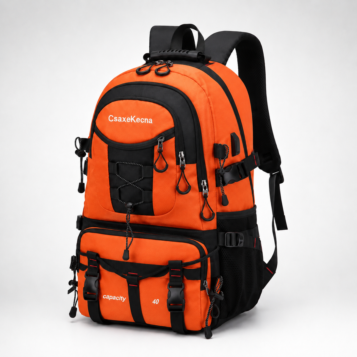 40L Hiking Backpack with USB Charging Port for Multi-Day Treks & Camping Trips – Water-Resistant Outdoor Daypack with Laptop Sleeve | Thomler