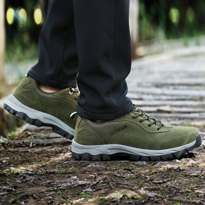 Orthopedic Trail Shoes with Arch Support for Men – Waterproof Cushioned Hiking Footwear for Plantar Fasciitis Relief & All-Terrain Outdoor C | Thomler