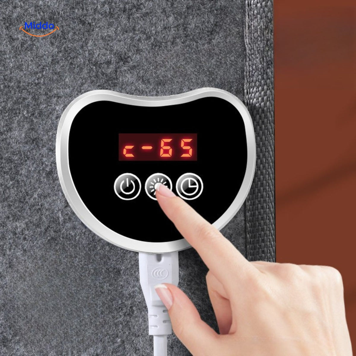 Electric Leg & Foot Warmer with 3-Sided Heat & 8 Temperature Settings | Thomler