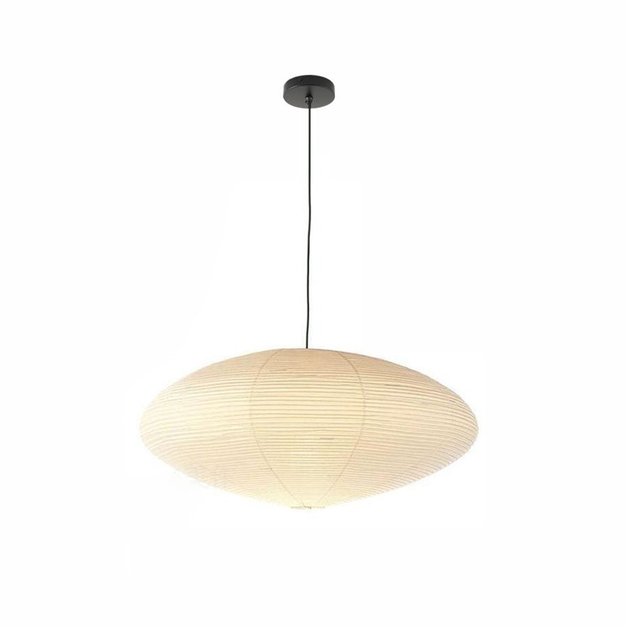 Akari Handcrafted Mulberry Paper Pendant Light 17.7 in Ceiling Indoor Warm Glow LED Edison Bulb | Thomler