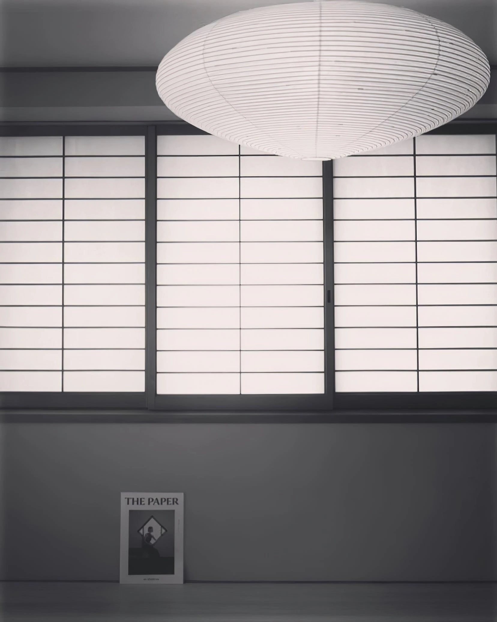 Mulberry Paper Swag Pendant Light 17.7 in x 9.8 in White Indoor Ceiling Hanging Lamp Modern Home Decor Living Room Bedroom | Thomler