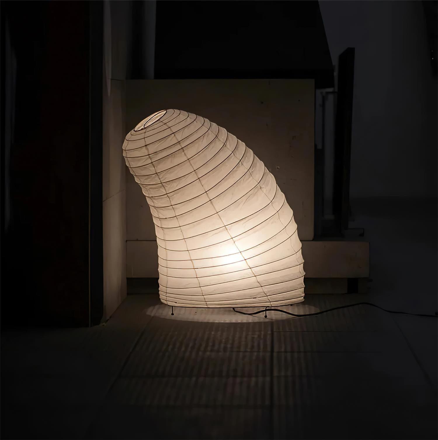 Table Lamp Rice Paper 16.9 in Indoor LED Bedroom Desk Nightstand Light | Thomler