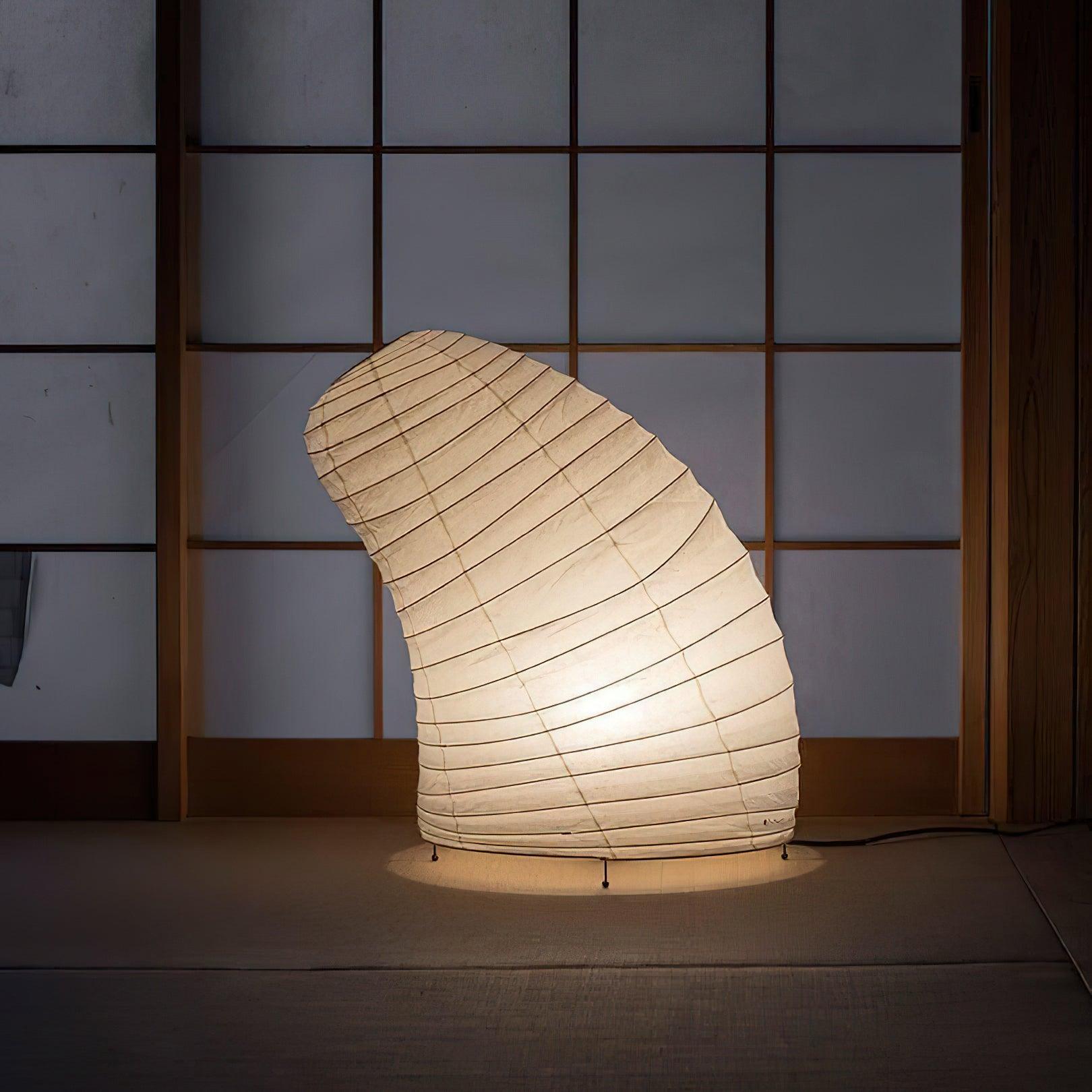 Table Lamp Rice Paper 16.9 in Indoor LED Bedroom Desk Nightstand Light | Thomler