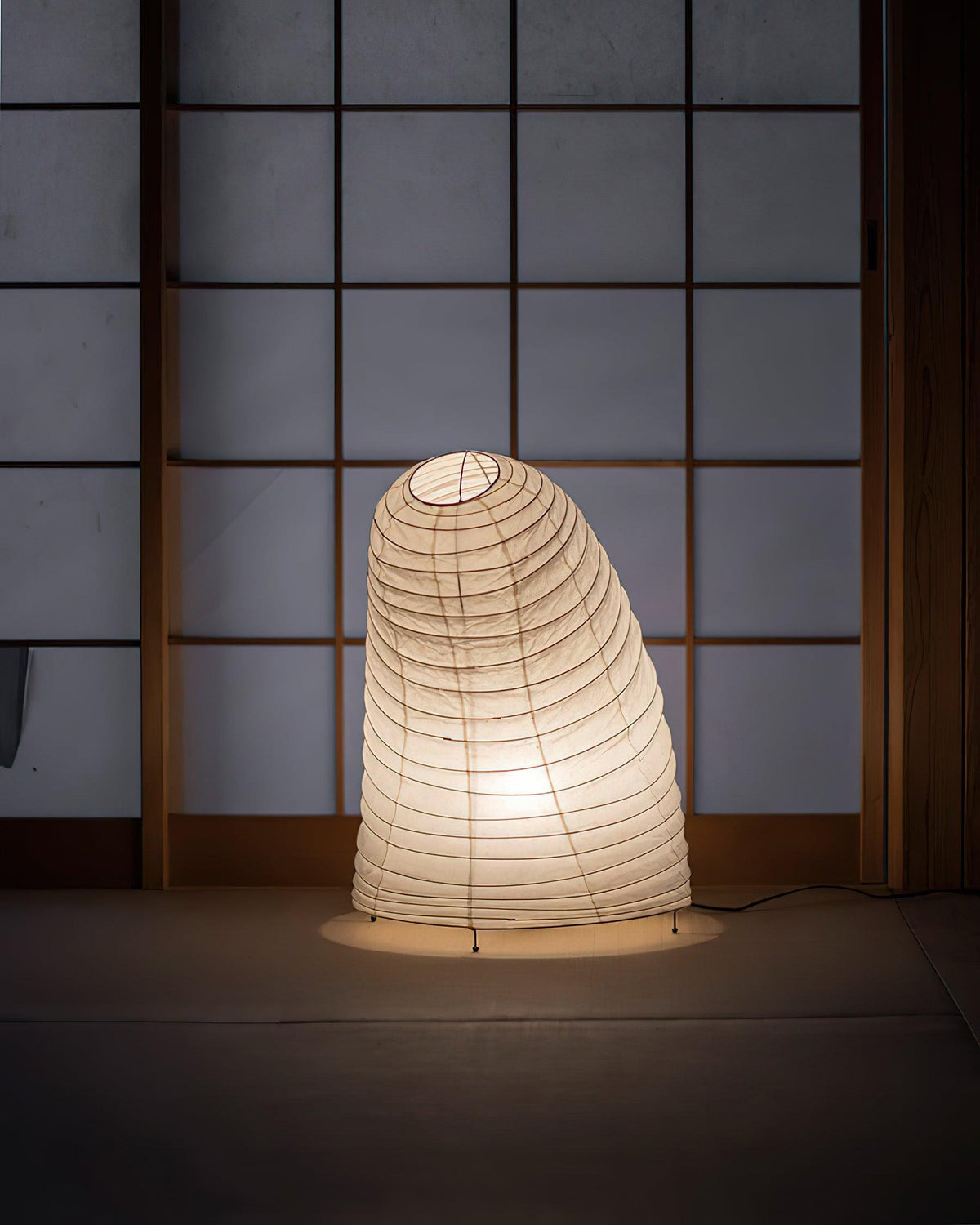 Table Lamp Rice Paper 16.9 in Indoor LED Bedroom Desk Nightstand Light | Thomler
