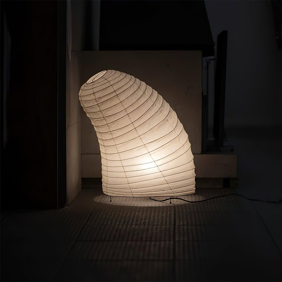 Table Lamp Rice Paper 16.9 in Indoor LED Bedroom Desk Nightstand Light | Thomler