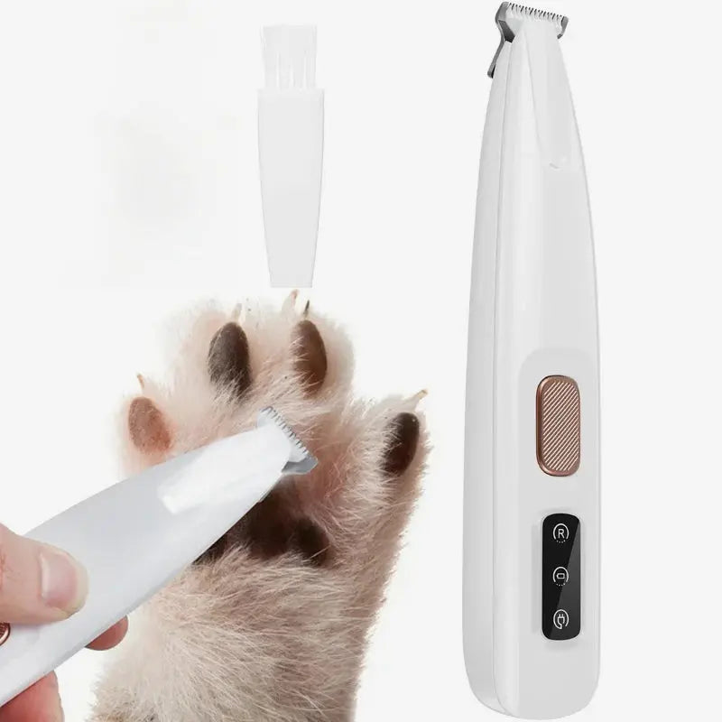 Wasserdichter Wiederaufladbarer Tierhaarschneider mit LED-Licht