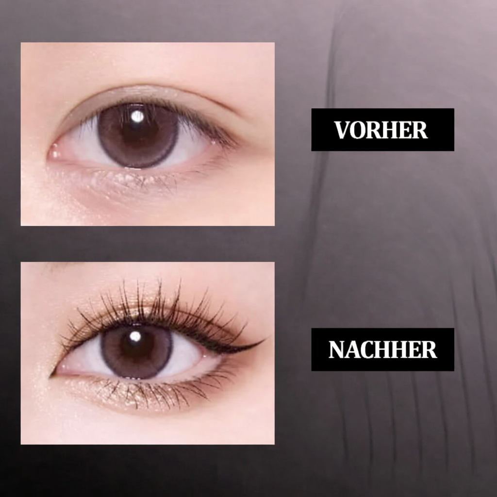 Waterproof Volumizing Mascara for Long Lashes with Precision Comb Brush – Clump-Free Definition & All-Day Wear for Sensitive Eyes & Contact | Thomler