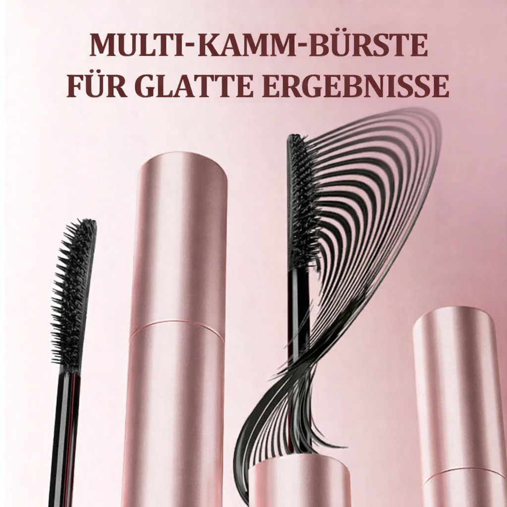 Waterproof Volumizing Mascara for Long Lashes with Precision Comb Brush – Clump-Free Definition & All-Day Wear for Sensitive Eyes & Contact | Thomler