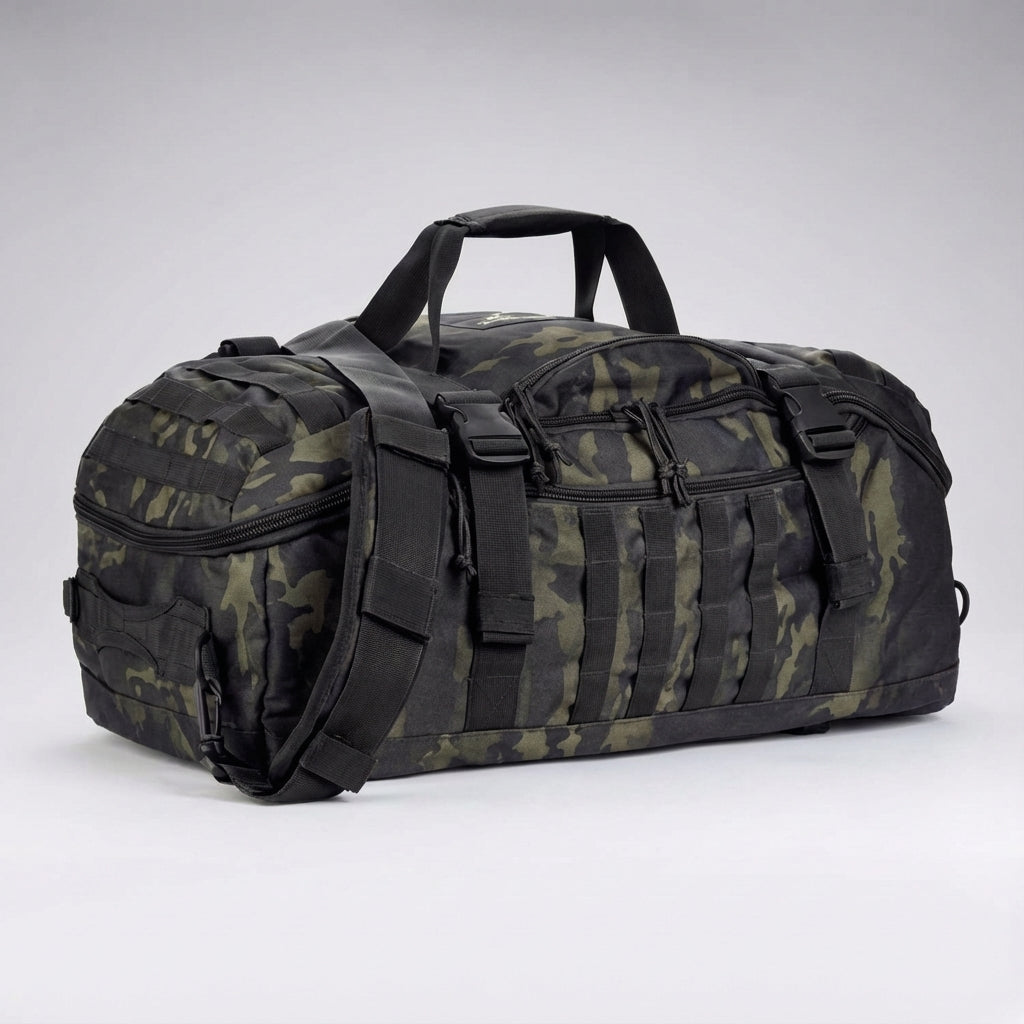 Multi-Carry Outdoor Duffel – 45L Travel Gym Bag with Adjustable Dividers and 3 Carrying Modes for Weekend Trips Sports Hiking | Thomler