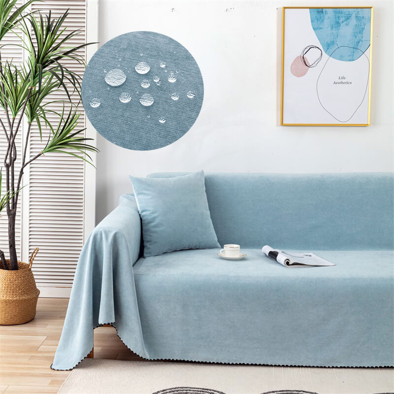 Couch Protector Cover Waterproof Non-Slip Pet-Friendly for Living Room Furniture Cotton Blend Throw Multiple Sizes Available | Thomler