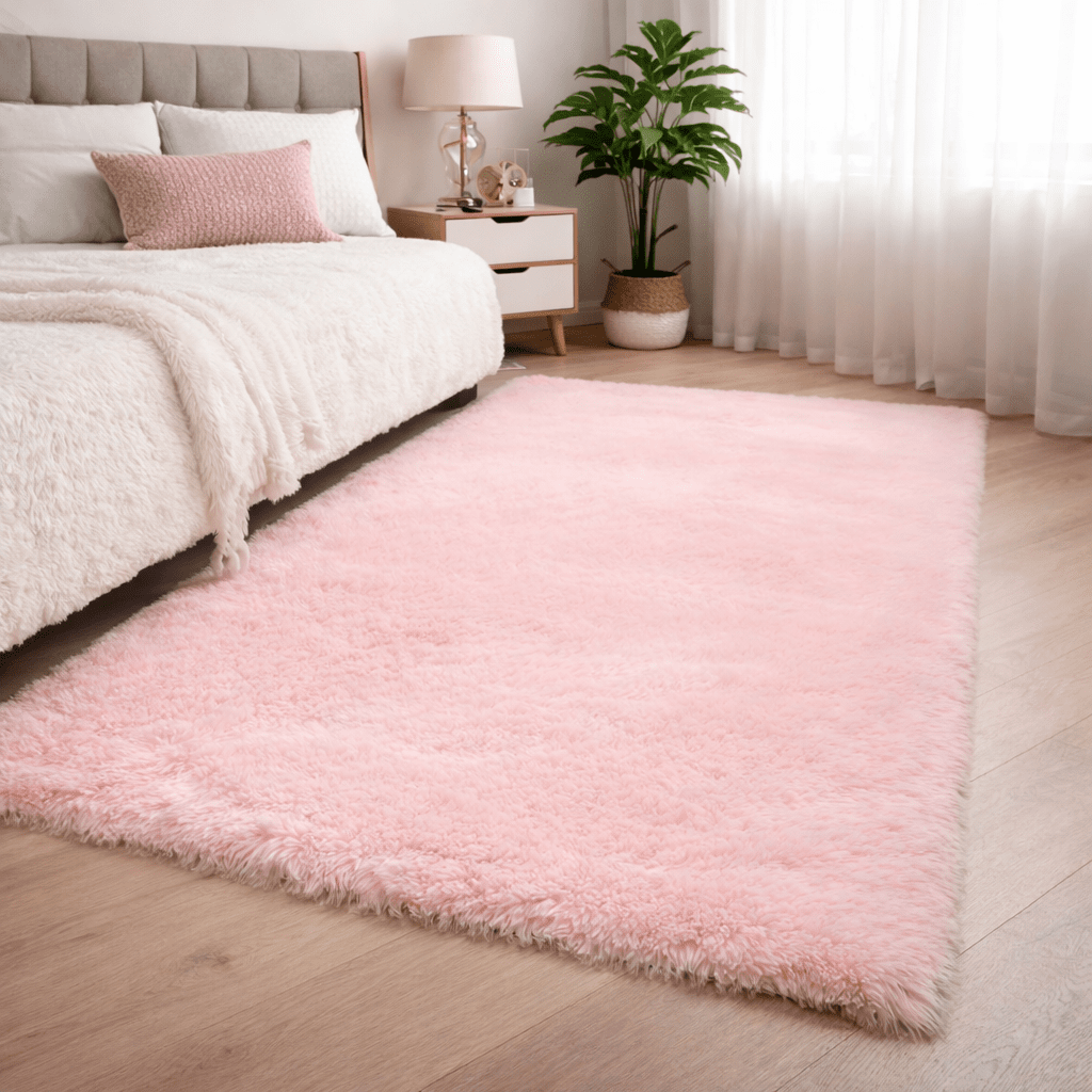 Plush Area Rug for Living Room & Bedroom – Soft Modern Floor Carpet in 10 Colors – Indoor Accent Rug for Contemporary Home Decor | Thomler