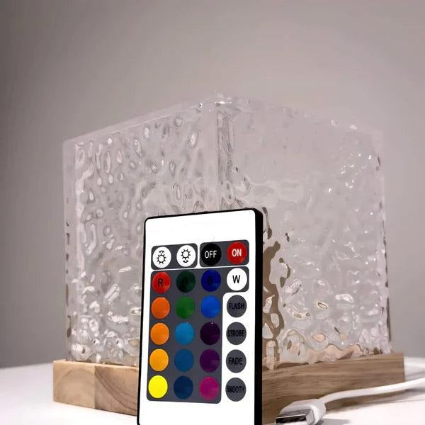 Aurora Projection Night Light - 16-Color LED Mood Lamp with Remote Control and Timer | Thomler