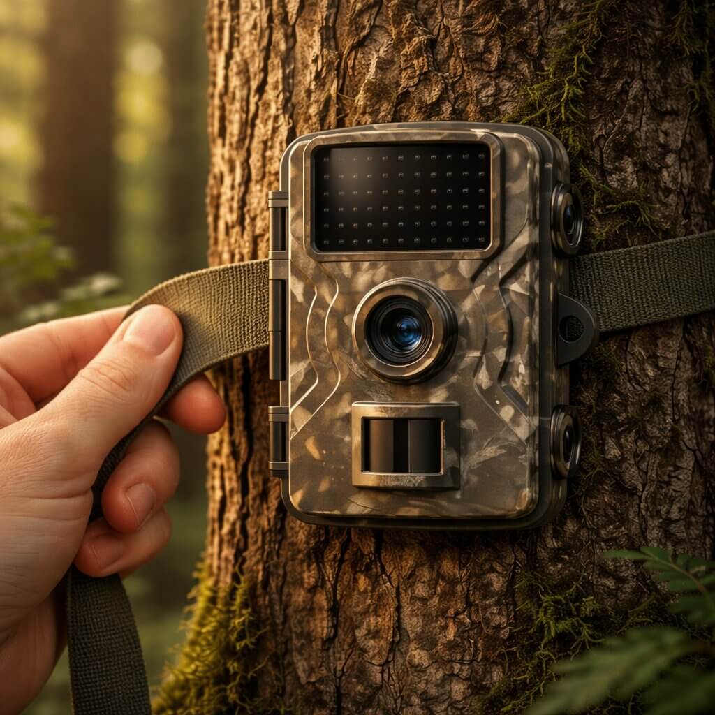 Motion-Activated Trail Camera with Night Vision for Outdoor Wildlife Monitoring & Security | Weatherproof Infrared Game Cam for Deer Hunting | Thomler