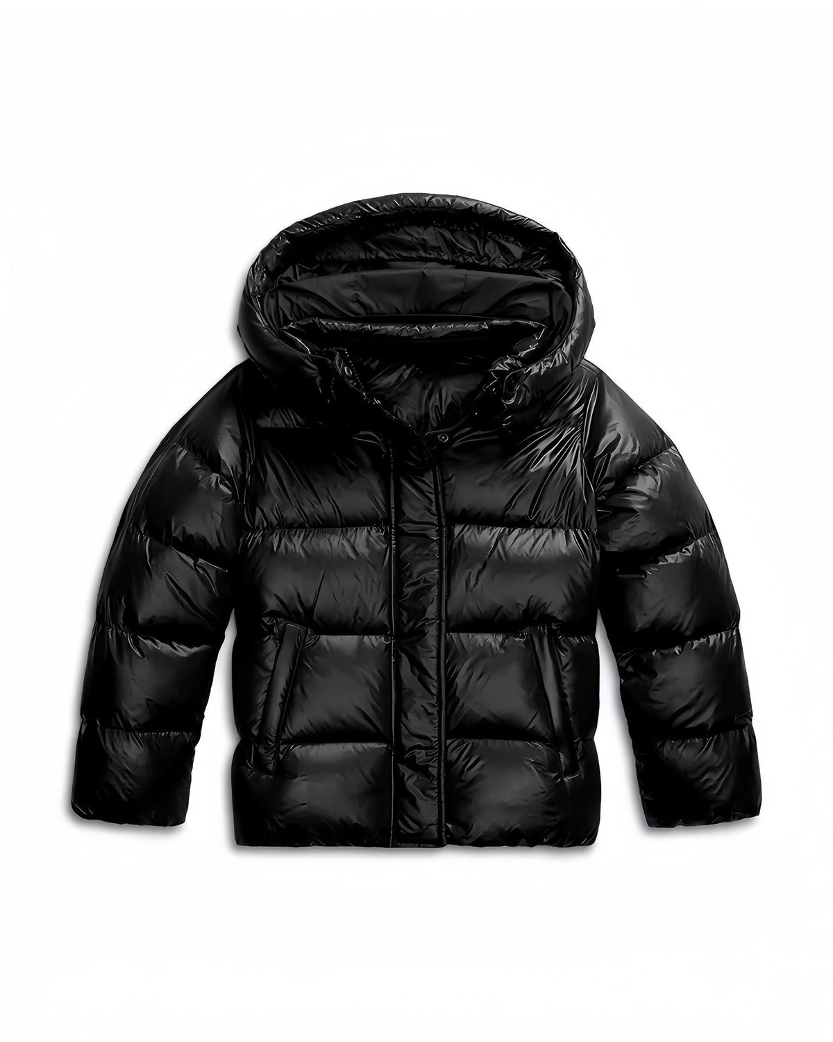 Women's Quilted Winter Coat with Fixed Hood – Full-Zip Windproof Jacket for Cold Weather | Thomler
