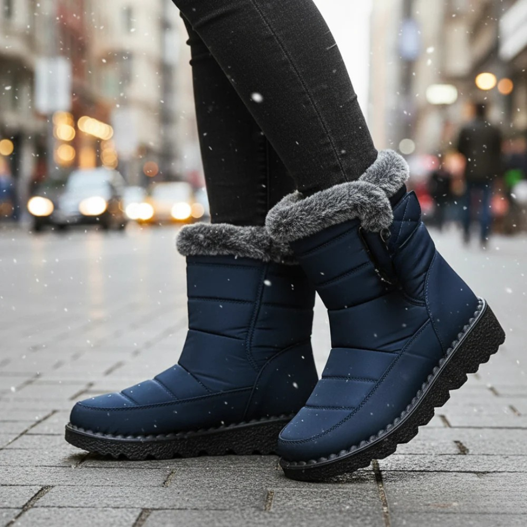 Women's Insulated Snow Boots Waterproof with Plush Lining & Non-Slip Sole for Winter Walking, Everyday Commute & Cold Weather | Thomler