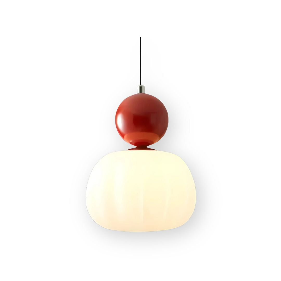 Pendant Light Metal PMMA 16.0 cm Beige Dining Room Living Room Kitchen Hanging Ceiling Lamp Soft Diffused Glow Decorative Sphere | Thomler