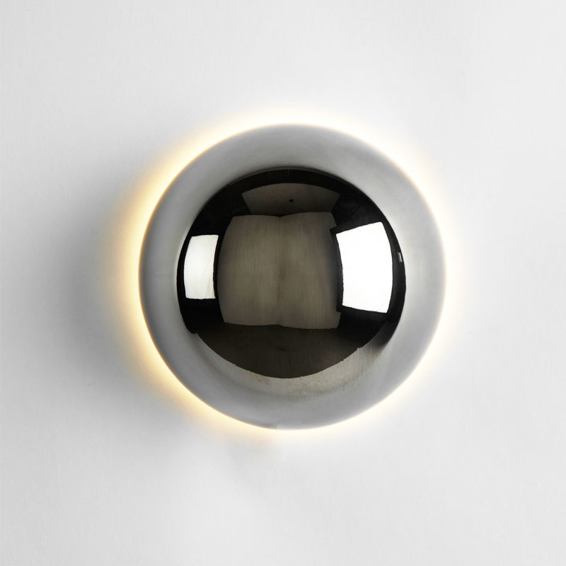 Wall Lamp Glass Iron LED Round Mood Lighting Hallway Bedroom Living Room Scandinavian Interior Light | Thomler